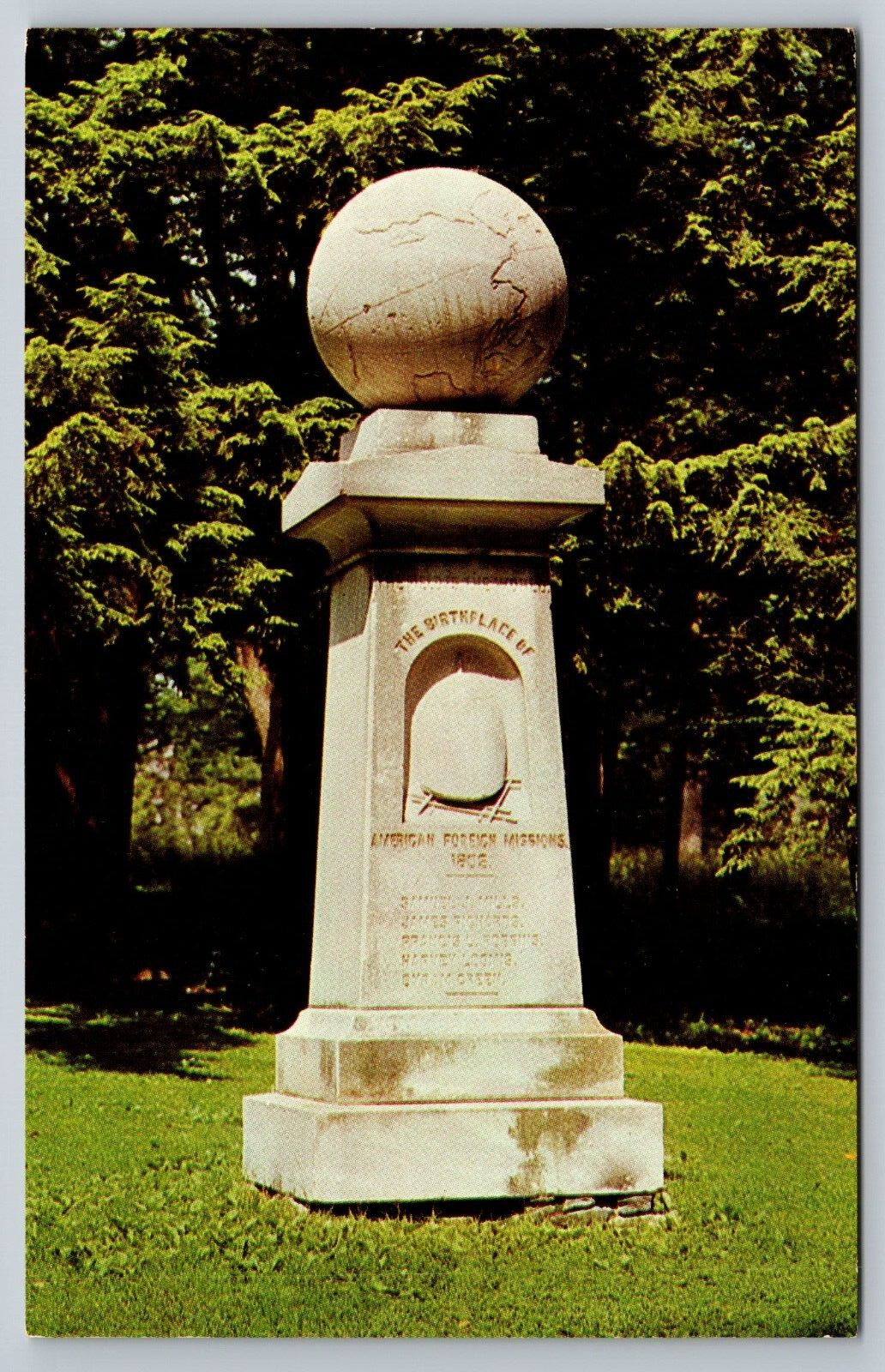 Williamstown Massachusetts Haystack Monument Postcard