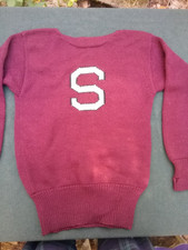 Vintage 1930s Salisbury School Wool Letterman Sweater by W.H. Brine HTF RARE picture