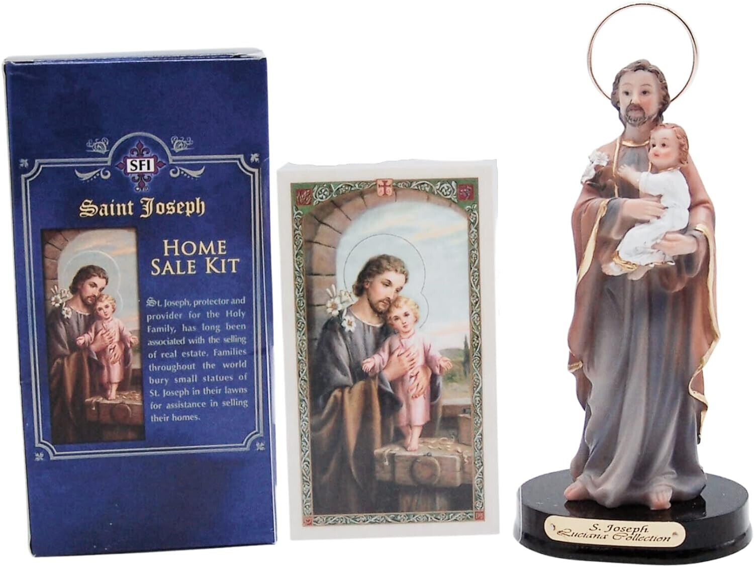 Saint Joseph Home Sale Kit Figurine, Religious Gifts