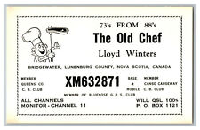 QSL Radio Card From Bridgewater Lunenburg County Nova Scotia Canada XM632871 picture