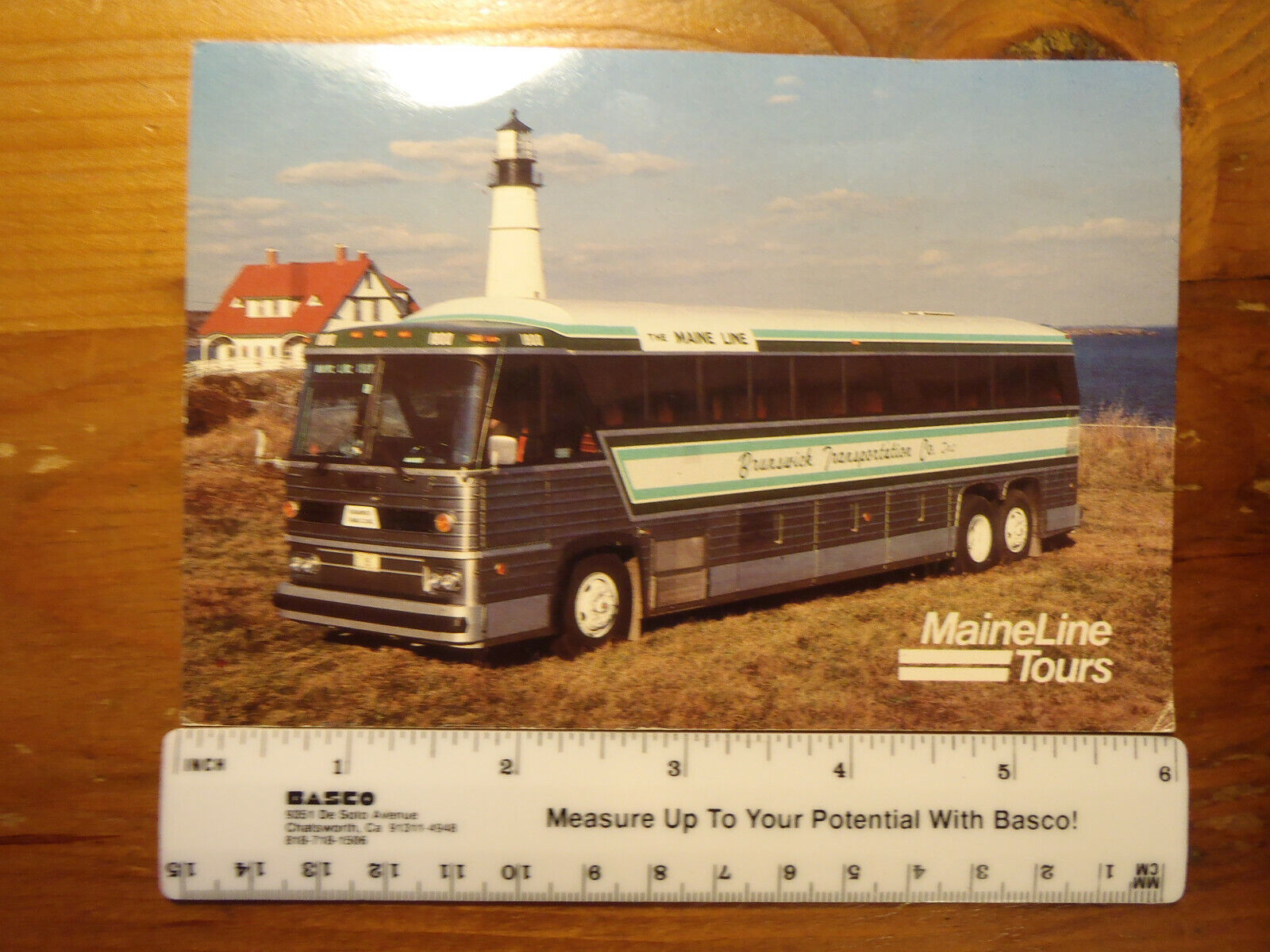 Brunswick Transportation  MCI MC-8 Postcard