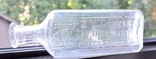 Z V CONVEYERS DRUGGIST BOTTLE GREENSBORO NC PHARMACY MEDICINE BOTTLE 6