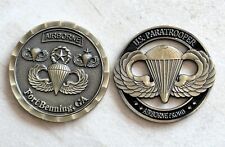 2pcs  School Fort Benning GA And Paratrooper Airborne Challenge COIN picture