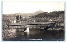 Fairlee & Orford Bridge VT Vermont RPPC Real Photo UDB Postcard E2 picture