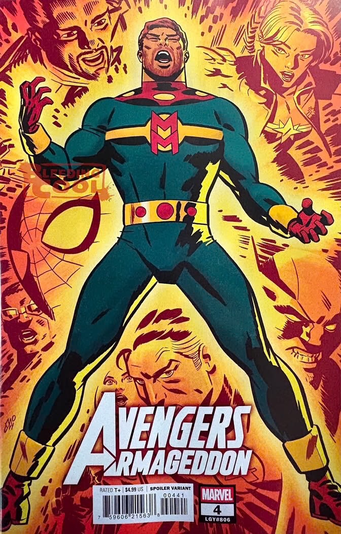AVENGERS ARMAGEDDON #4 MICHAEL CHO MIRACLEMAN SPOILER VARIANT COVER 1st Print