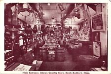 Allen's Country Store South Sudbury MA White Border Unposted Postcard Vintage picture