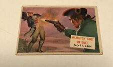 1954 TOPPS SCOOPS ALEXANDER HAMILTON SHOT IN DUEL VG USA HISTORY picture