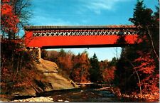 Old Covered Chiselville Bridge East Arlington VT Vermont Postcard VTG UNP Koppel picture