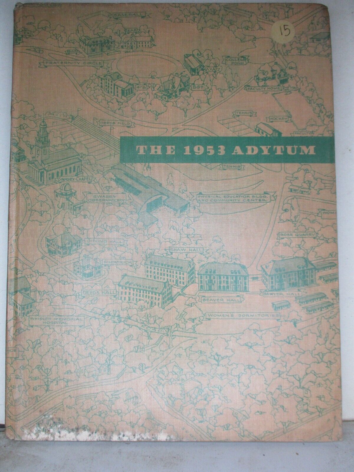1953 Denison University Granville Ohio Yearbook Adytum E019