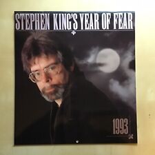 Stephen King's Year of Fear 1993 wall calendar UNUSED But Opened Excellent picture