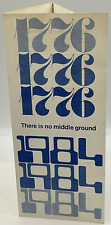 1776 There Is No Middle Ground 1984 Libertarian Membership Pamphlet Orwell picture