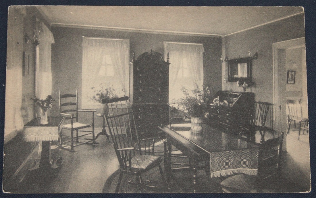 Gentlemen\'s Waiting Room, Sweet Heart Tea House, Shelburne Falls, MA Postcard Gentlemen\'s Waiting Room, Sweet Heart Tea House, Shelburne Falls, MA Postcard
