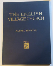 HOPKINS, The English Village Church;Exteriors,Interiors ,Book, FULL PAGE Photos picture
