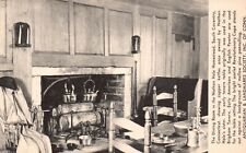 South Coventry, CT, Nathan Hale Homestead Dining Room, Vintage Postcard e5976 picture