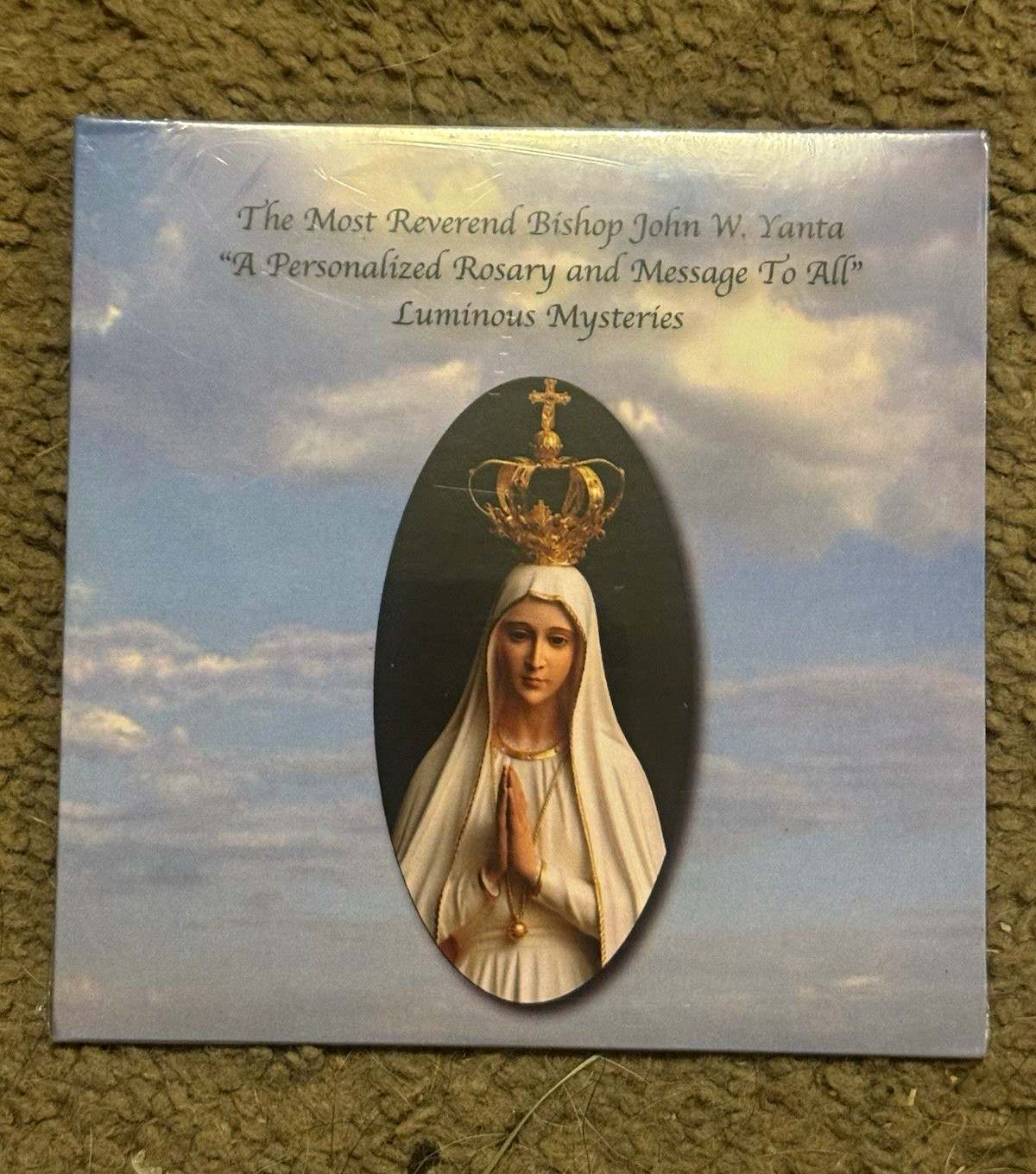 Bishop John W. Yanta Personalized Rosary Card/Booklet Luminous Mysteries & CD Bishop John W. Yanta Personalized Rosary Card/Booklet Luminous Mysteries & CD