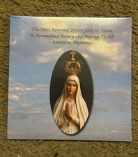 Bishop John W. Yanta Personalized Rosary Card/Booklet Luminous Mysteries & CD picture
