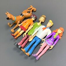 5 Scooby Doo Mystery Solving 5'' Action Figure Set Fred Shaggy Daphne Velma Toys picture
