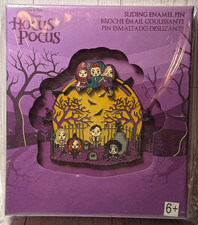 Loungefly Hocus Pocus Slider Sanderson Sisters Graveyard Limited Edition Pin picture
