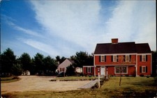 Westminster Massachusetts Village Hotel Rt 2 1940s car unused vintage postcard picture