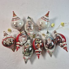 Bradford Editions Lot Of 9 - Santa Millennial Heirloom Porcelain Collection picture