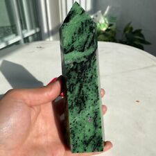 1.85LB Natural Green Ruby Zoisite (anylite) Crystal Quartz Chakra Healing Energy picture