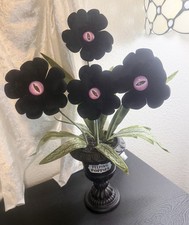 Hyde & Eek Target Ghoulish Garden Peeping Poppies Halloween Creepy Faux Plant. picture