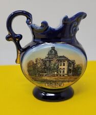 Wheelock Dresden Germany Cobalt Blue Mini Pitcher Meadville MO School 1904 RARE  picture