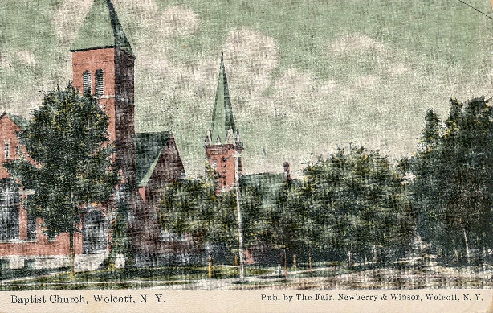 WOLCOTT NY – Baptist Church - 1911