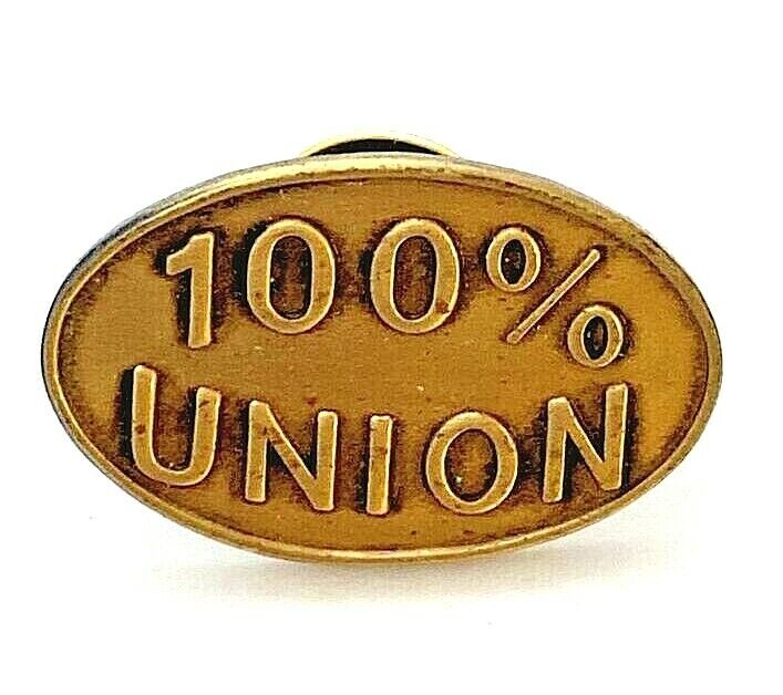 Vintage 100% Union Emblem (H2)