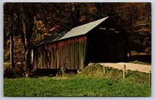 Cilley Covered Bridge Tunbridge Vermont Postcard picture