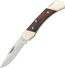 Schrade Uncle Henry Brown Bear Wood Lockback Folding Pocket Knife SS Clip Pt LB3 picture