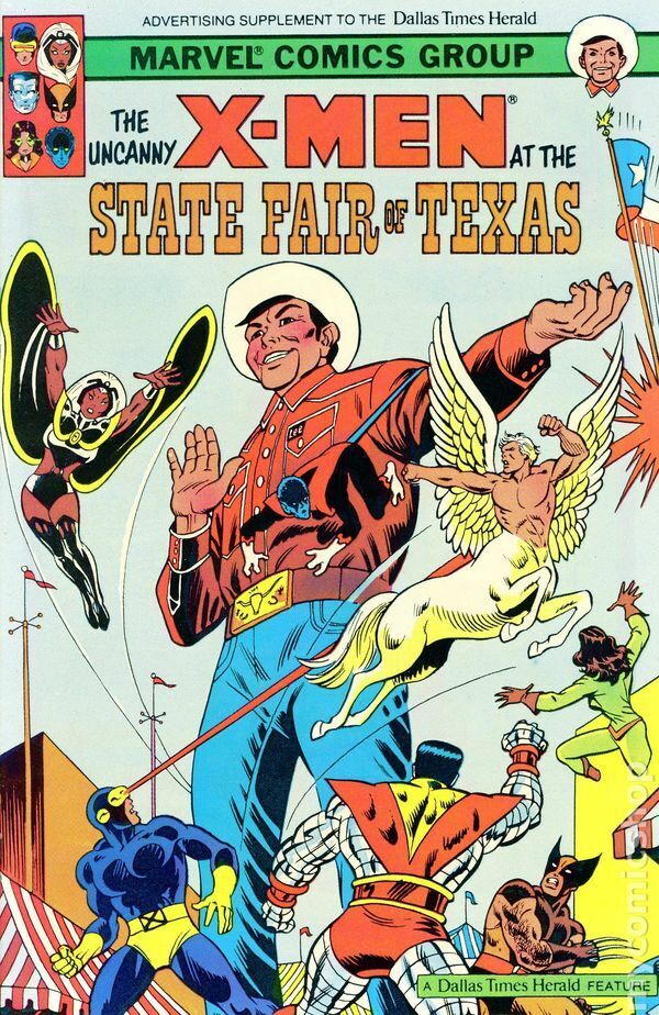 Uncanny X-Men at the State Fair of Texas #1 VF 1983 Stock Image
