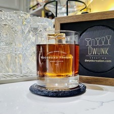 Custom Engraved Woodford Reserve Double Oaked Whiskey Glass – 11 oz Rocks picture