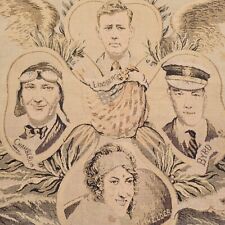French Tapestry Aviators Charles Lindbergh, Clarence D. Chamberlin, Richard Byrd picture
