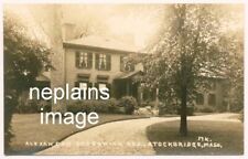 Stockbridge, Massachusetts - Alexander Sedgwick Residence - 1920s - RPPC picture