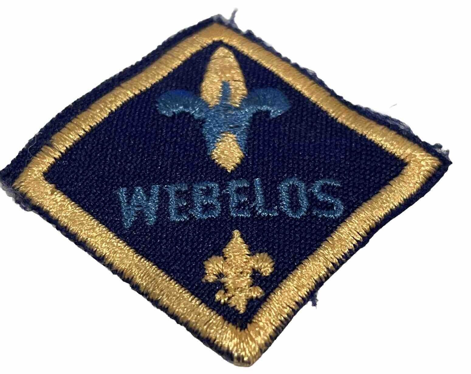 BSA Cub Scouts Webelos Rank Diamond Patch Vintage