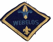 BSA Cub Scouts Webelos Rank Diamond Patch Vintage picture