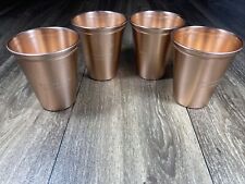 Copper Woodford Reserve Mint Julep Souvenir Drinking Cup 10 oz Lot of 4 picture