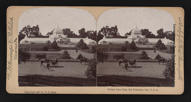 Golden Gate PArkansas San Francisco, California, USA Old Photo Golden Gate PArkansas San Francisco, California, USA Old Photo