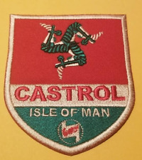 Embroidered CASTROL ISLE OF MAN Patch * picture