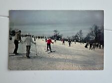 Practice Slope Skiing Craftsbury Vermont Vintage Postcard picture