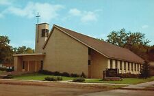 Postcard WI Marshfield Wisconsin Faith Lutheran Church Chrome Vintage PC e9294 picture