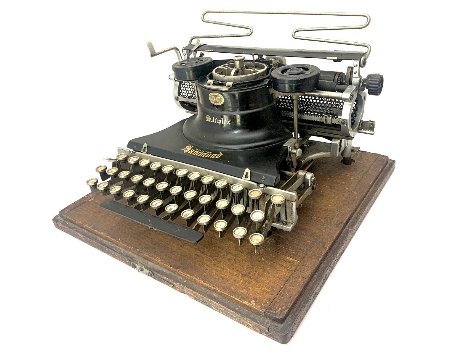 ca.1915 Hammond Multiplex Typewriter Antique Máquina de Escribir Escrever Vtg
