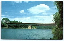Windsor-Cornish Covered Bridge, VT-NH, 1866, Unused Postcard picture