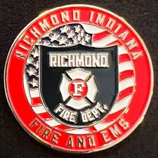 Richmond Indiana Fire & EMS Challenge Coin picture