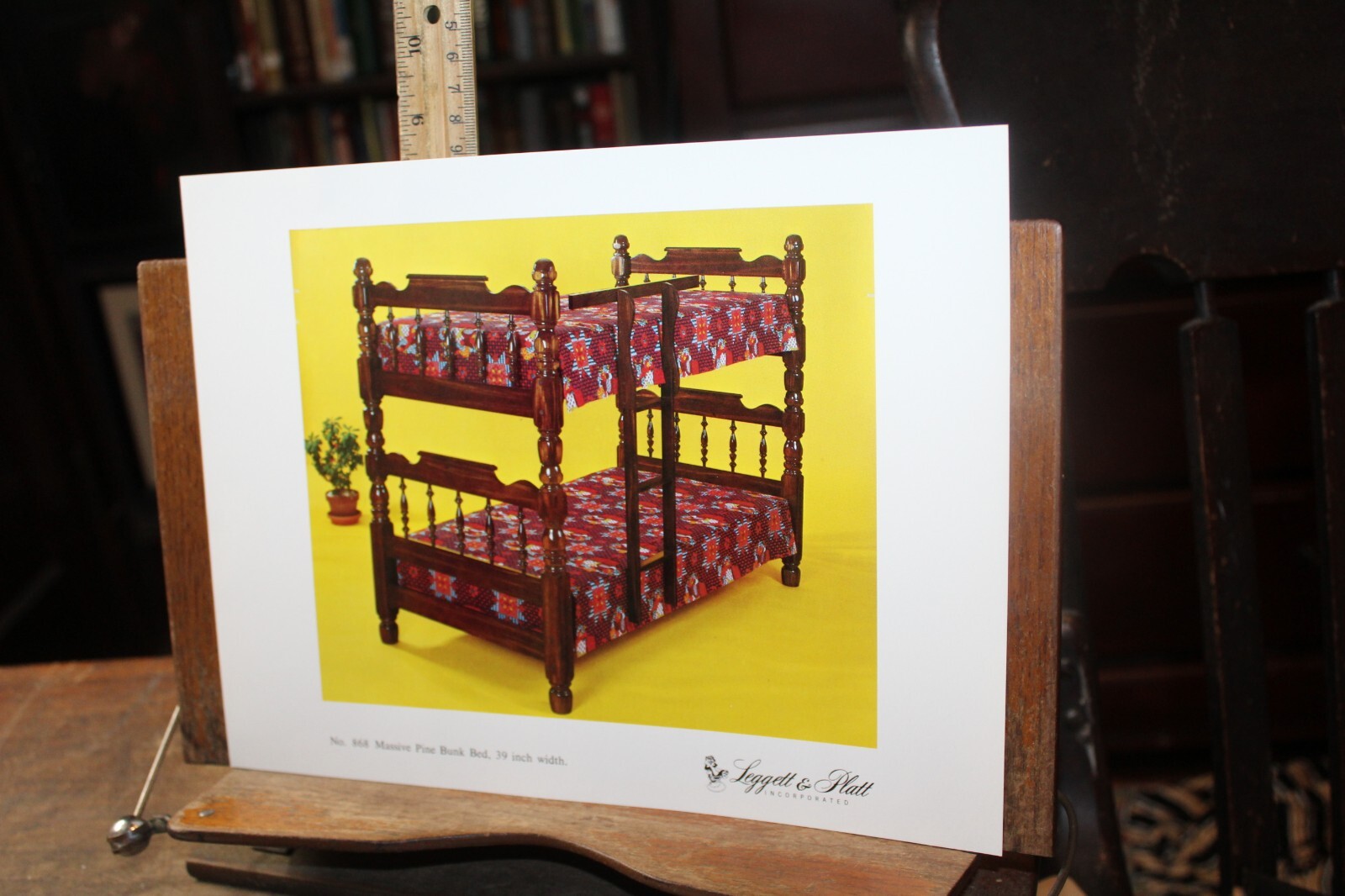 Vintage 1970\'s Leggett & Platt Furniture One Sheet Brochure Bunk Beds