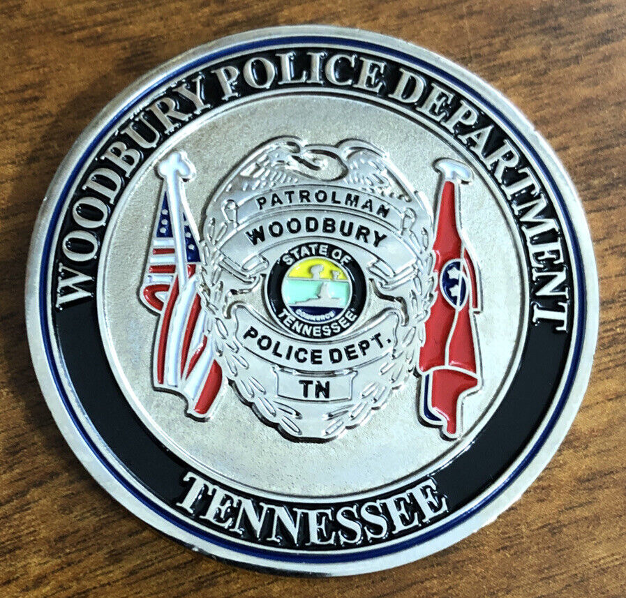 Woodbury Police Department Tennessee Challenge Coin Police Sheriff