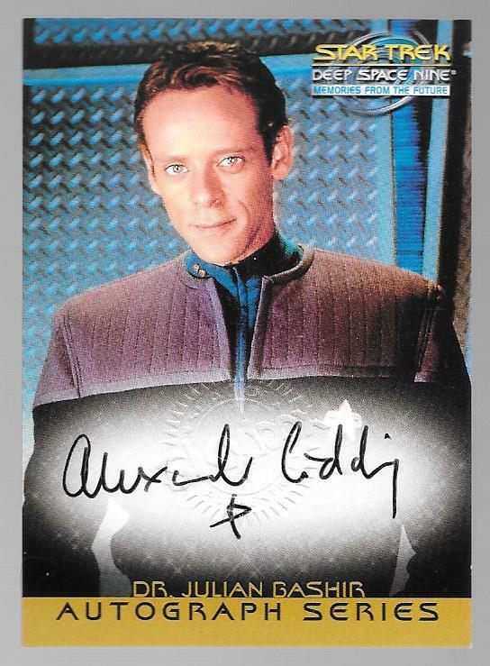Star Trek Deep Space Nine Memories from The Future A1 Alexander Siddig Auto Card