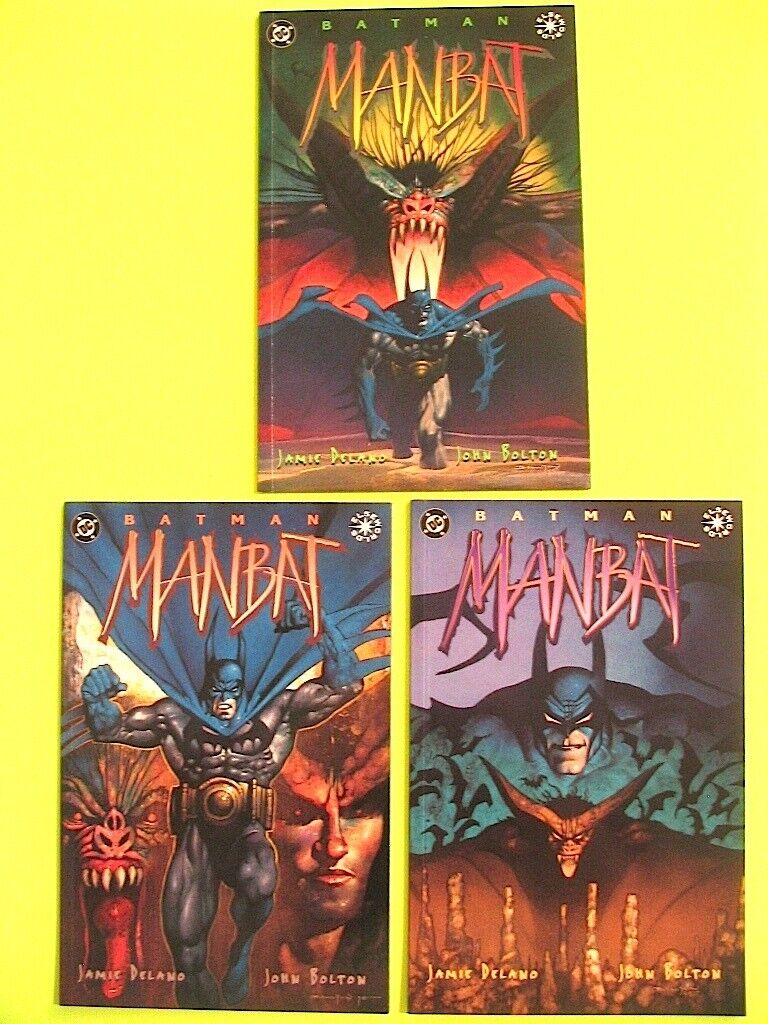 BATMAN MANBAT MAN-BAT 1995 Comics Series All Issues 1 2 3 John Bolton Elseworlds