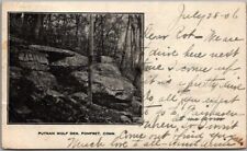 Vintage Pomfret, Connecticut Postcard ISRAEL PUTNAM WOLF DEN 1906 CT Cancel picture